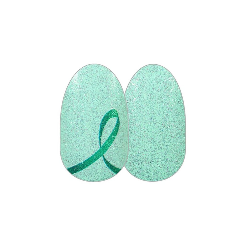 Take Care Mental Health Awareness Color  Nail Strips